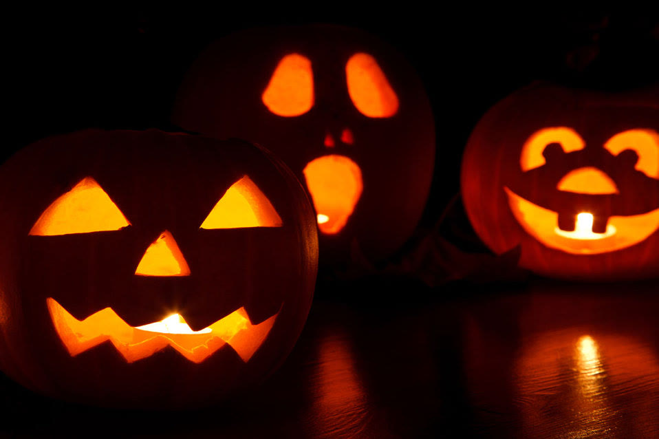 Jack-o-lantern pumpkins